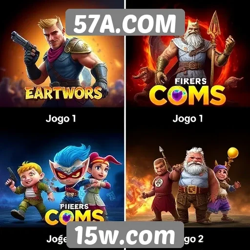Comparativo entre jogos populares no 57A.COM